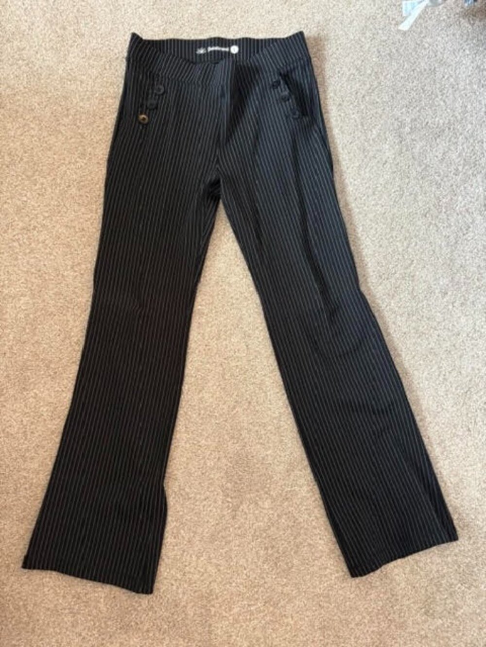 Betabrand Dress Pant Yoga Pants, Size L